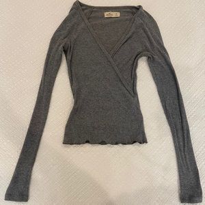 Grey long sleeve from Hollister